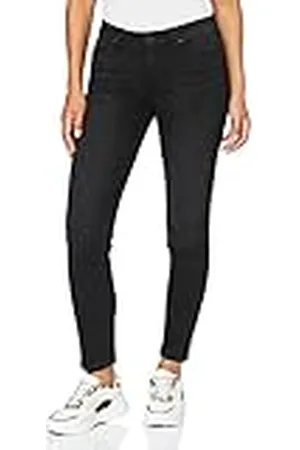 Lee Scarlet Skinny Jeans, voor dames, zwart (Black Used York Di), 26W / 31L