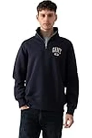 GANT Seasonal Graphic Halve Zip Sweat, , 5XL