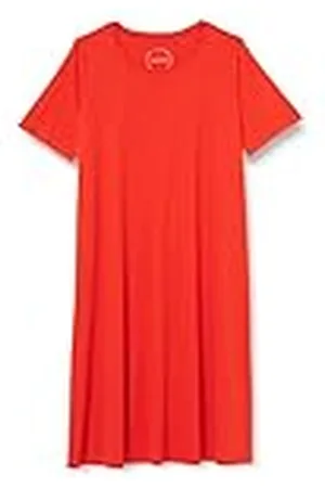 Samoon Dames 281003-26211 jurk, Power Red, 54, , 54 NL