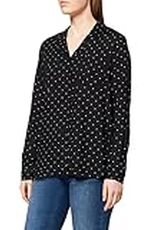 LTB Jeans Dames Poneti blouse, Black White Stits 6735, XS