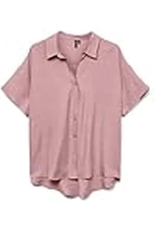 VERO MODA Vmmelaney Queeny Ss Shirt WVN Ga Noos, , XL