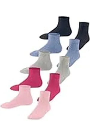ESPRIT Uniseks-kind Korte sokken Solid Mix Multipack K Sn katoen kort eenkleurig 5 paar, , 31-34