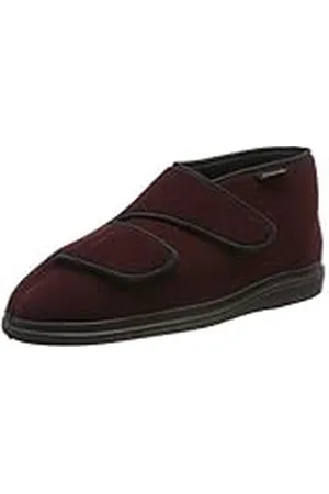 Fischer Fischer Hoge hoge pantoffels voor heren, Rode Bordo 341, 4