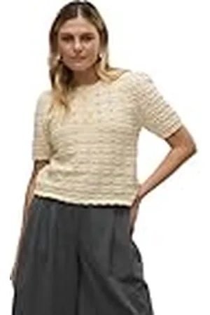 VERO MODA VMSHELBY SS O-Neck Pullover Boo, , XS