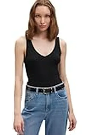 Mavi Basic damesblouse met V-hals, , S