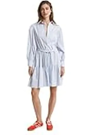GANT REG CLASSIC POPLIN STRIPED DRESS, , 44