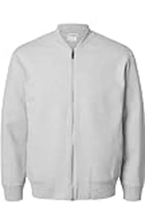 SELECTED Heren Slhmack Bomber Ls Noos Sweat Cardigan, , M