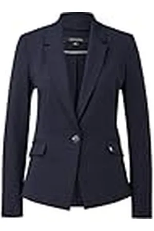 Comma, Getailleerde blazer van viscosemix, , 40
