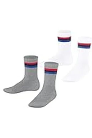 ESPRIT Uniseks-kind Sokken Tennis Stripe Multipack K So katoen gedessineerd 2 paar, , 27-30