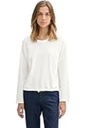 TOM TAILOR T-shirt met lange mouwen voor dames, , XXL