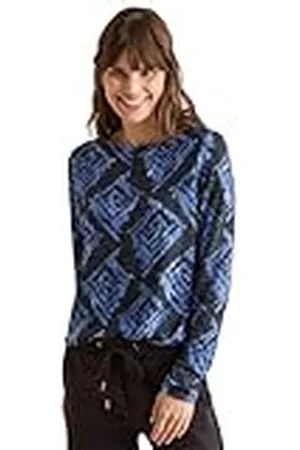 CECIL Gezellig shirt met print voor dames, , XXL
