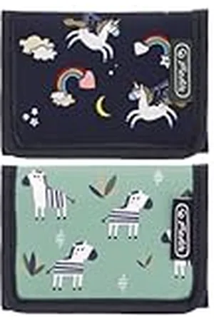 HERLITZ Kinderportemonnee Zebra Unicorn, motieven gesorteerd - geen keuze mogelijk, 1 stuk, , Portemonnee