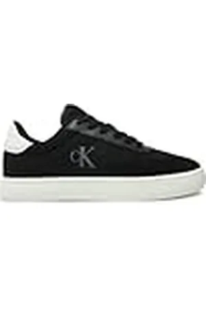 Calvin Klein CK JEANS Heren Classic Cupsole Low Mix MG YM0YM01169 Sneakers, Zwart (Zwart/Helder Wit), 7 UK, , 39.5 EU