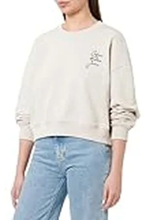 Calvin Klein Jeans Dames SCRIPT INSTITUTIONAL CREWNECK J20J224743 Pullover Sweatshirt, , M, , M
