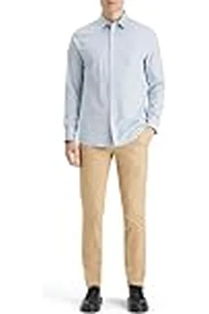 Scotch&Soda Core-Oxford gestreept shirt voor heren, Blue Stripe, L