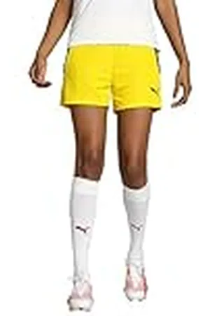 PUMA Teamliga Shorts W, korte shorts unisex - volwassenen, Cyber Yellow- , XL