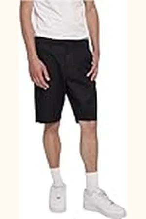 Urban classics Katoenen linnen shorts voor heren, , 36