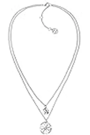 Tommy Hilfiger Jewelry halsketting voor dames van roestvrij staal met kristallen - 2780067