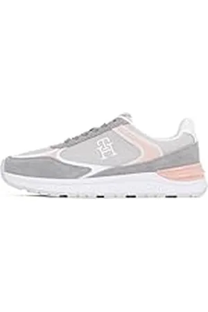 Tommy Hilfiger Dames CASUAL FASHION RUNNER MIX Low Top, Grijs (Grey Whisper), 3.5 UK, , 36 EU