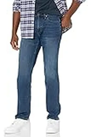 Amazon Straight-Fit Stretch Jeans, ,33W / 30L