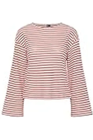Pieces® Dames Pcmanilla Ls O-Neck Top Mm Shirt met lange mouwen, , XL
