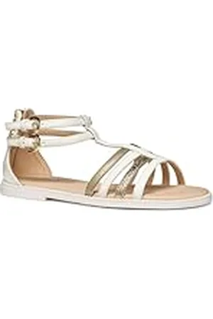 Geox Karly meisjessandalen voor meisjes, Wit Platinum, 32 EU