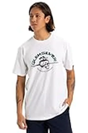 Quiksilver Skull Lines SS T-shirt voor heren, , L