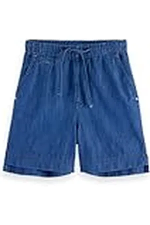 Scotch&Soda Sportieve Utility Short in lichtgewicht denim, , XS