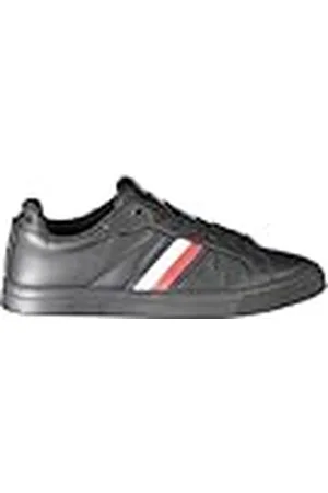 Tommy Hilfiger Heren ICON Court LTH Stripes (FM0FM05163) lage top Sneaker, , 7 UK, , 41 EU