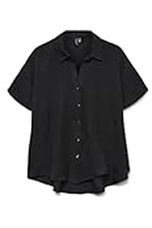 VERO MODA Vmmelaney Queeny Ss Shirt WVN Ga Noos, , M