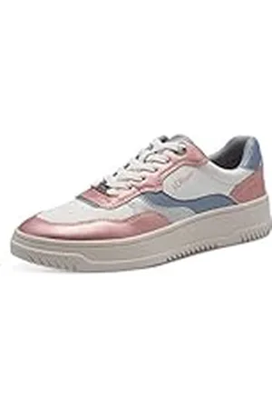 QS by s.Oliver Low 5-23632-42 sneakers voor dames, roze comb, 38 EU, , 38 EU