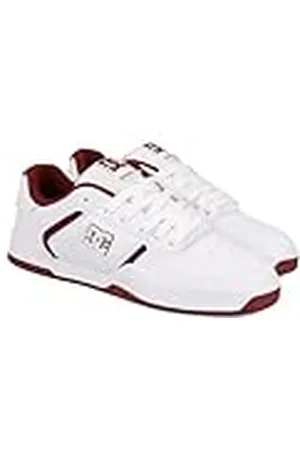 Dcshoes Central sneakers voor heren, wit/paars wine, 41 EU, , 41 EU