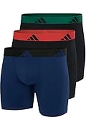 adidas Heren Ondergoed Bosershorts 3-pack Boxer Brief (3PK) -Active Flex Cotton Boxershorts, assortiment_4AM004, M, , M