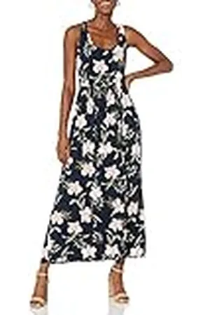 Amazon Vrouwen Tank taille Maxi jurk, ,XL-XXL