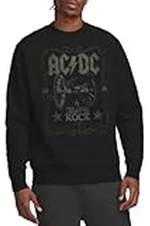 AC/DC Rock Label Crew Sweatshirt, , X-Large, , XL