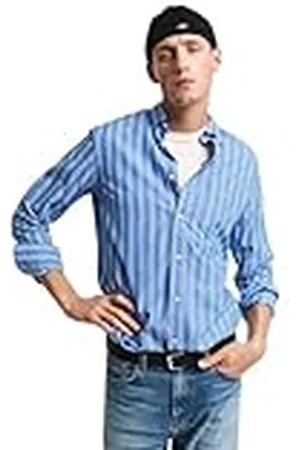 GANT REG Classic POPLIN Stripe Shirt, , L