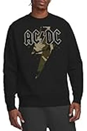 AC/DC Camo Bolt Crew Sweatshirt, , X-Large, , XL