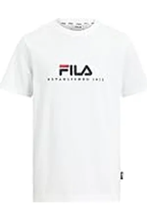 Fila Uniseks Lohberg Logo Tee T-shirt voor kinderen, , 170-176