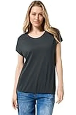CECIL NOS Solid Deco Shoulder Shirt, , S