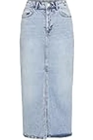 VILA Vijaf Hw Midi Denim Skirt-Noos, , 34