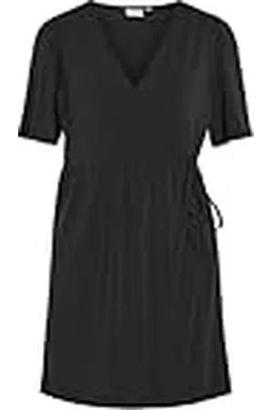 VILA Dames Vinayeli S/S Short Wrap Dress-Noos, , L