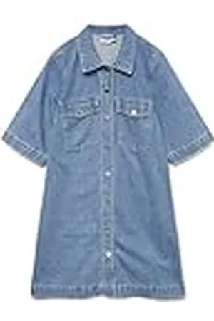 VERO MODA Vmfenja 2/4 korte denim jurk Ga Noos, , M