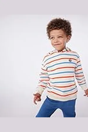 Petit Bateau Sweatshirt met capuchon voor kinderen en jongens, , 12 jaar
