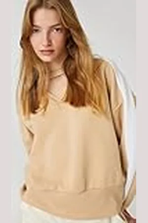 Koton Sweatshirt met ronde hals en lange mouwen voor dames, , XS