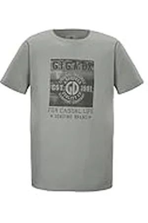 G.I.G.A. DX by killtec Heren T-shirt GS 2 MN TSHRT GOTS, hell stahlgrau, M, 42645-000