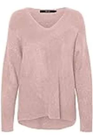 VERO MODA Vmcrewlefile Ls V-hals Blouse Noos dames Gebreide trui, ,XS