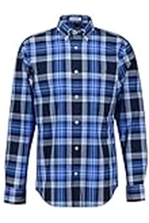 GANT REG Classic POPLIN Check Shirt, , 5XL
