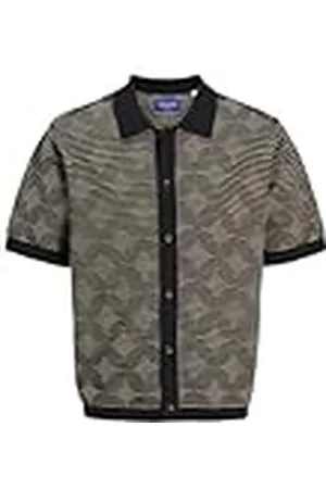 JACK & JONES Jorparos Jacquard Knit Ss Polo, , M