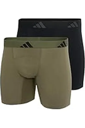 adidas Heren ondergoed Bosershorts 2-pack - Ergonomische Boxer Brief (2PK) - Active Flex Cotton Ergonomic, , S