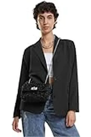 Urban classics Damesblazer, lange blazer met sjaalkraag voor dames, losse pasvorm, , L